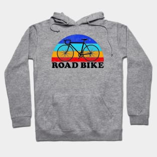 Road Bike Vintage Colors Hoodie